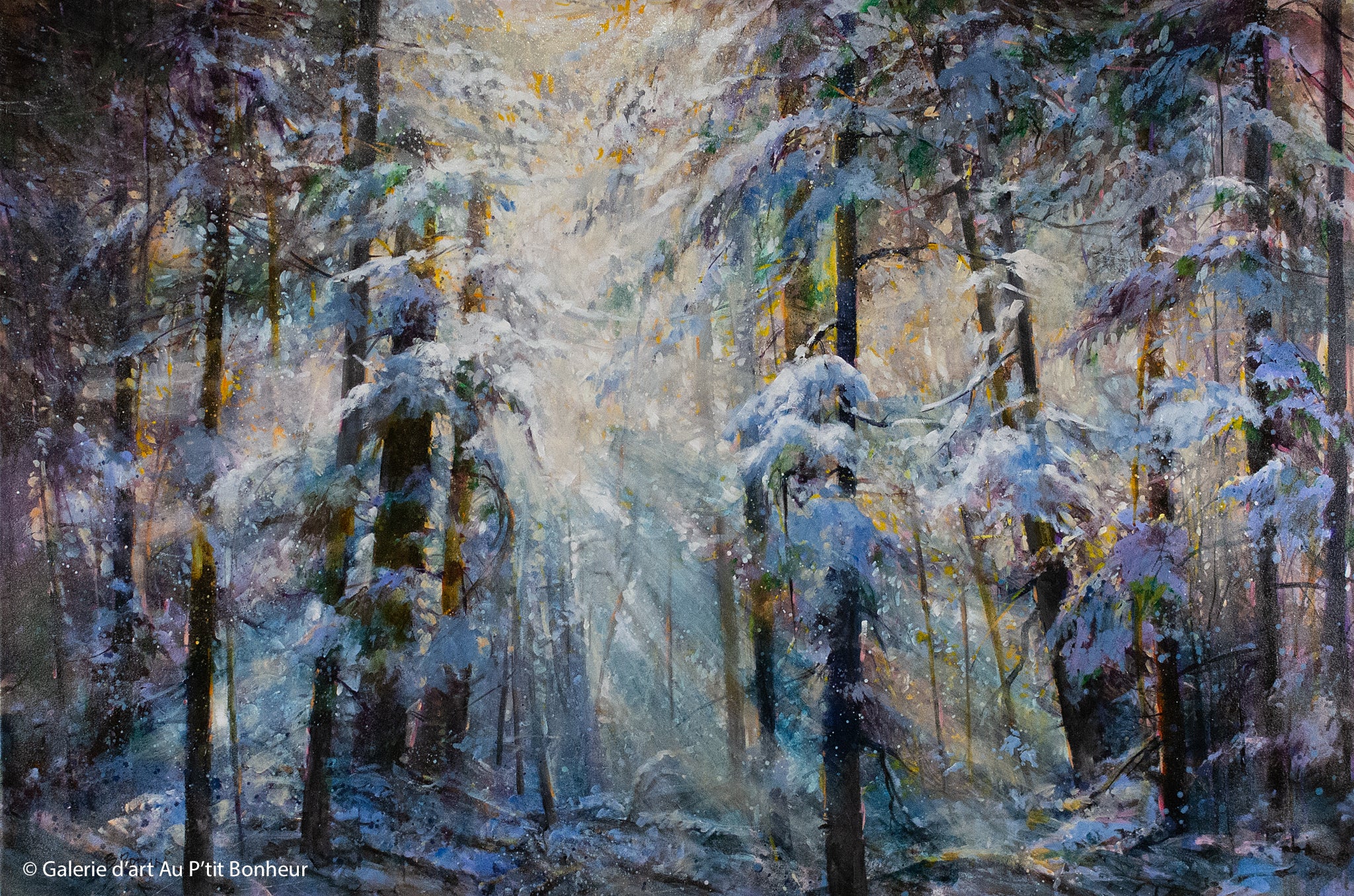 Bev Rodin | Dawn, Winter Forest