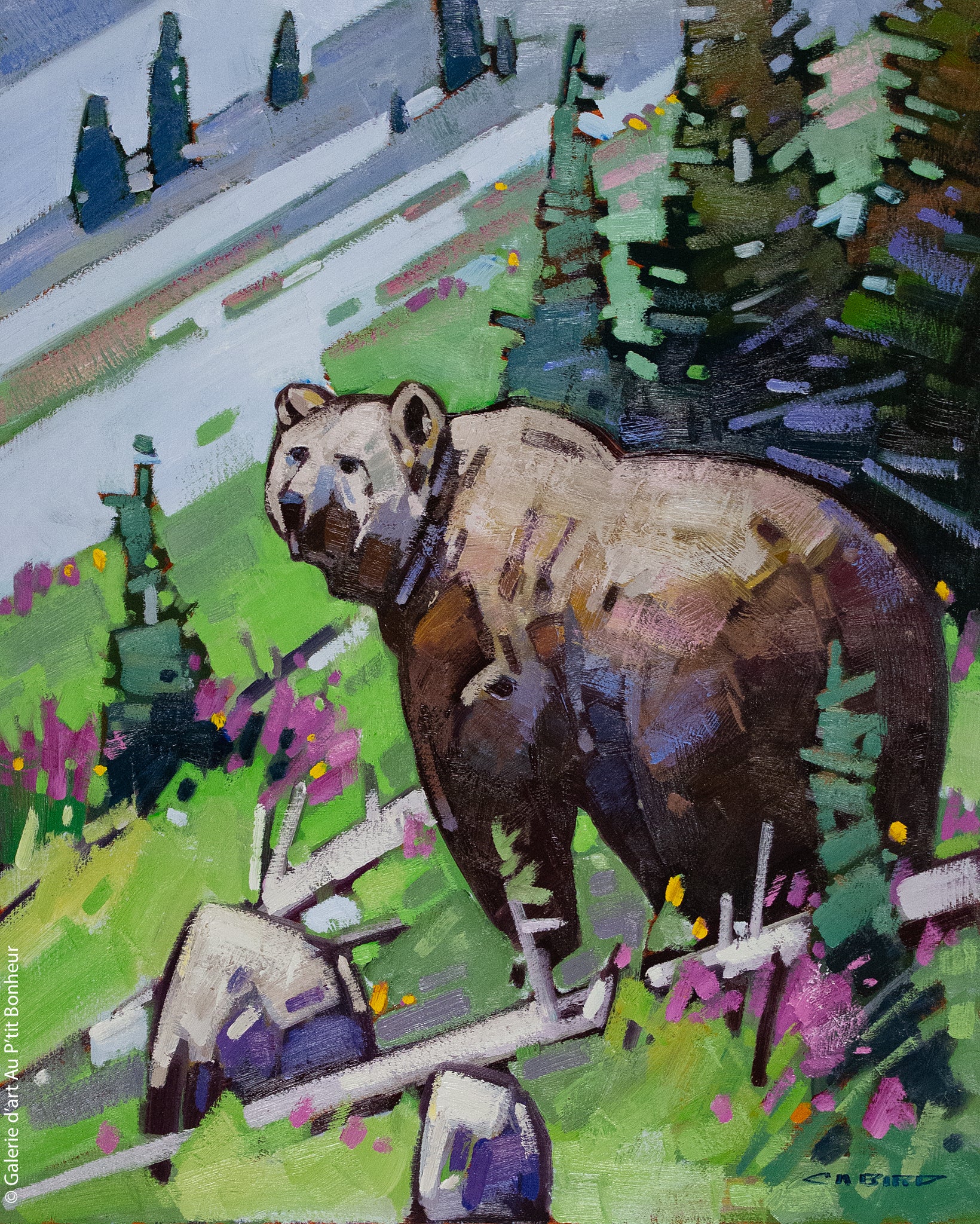 Cameron Bird | Summer Slope - Grizzly