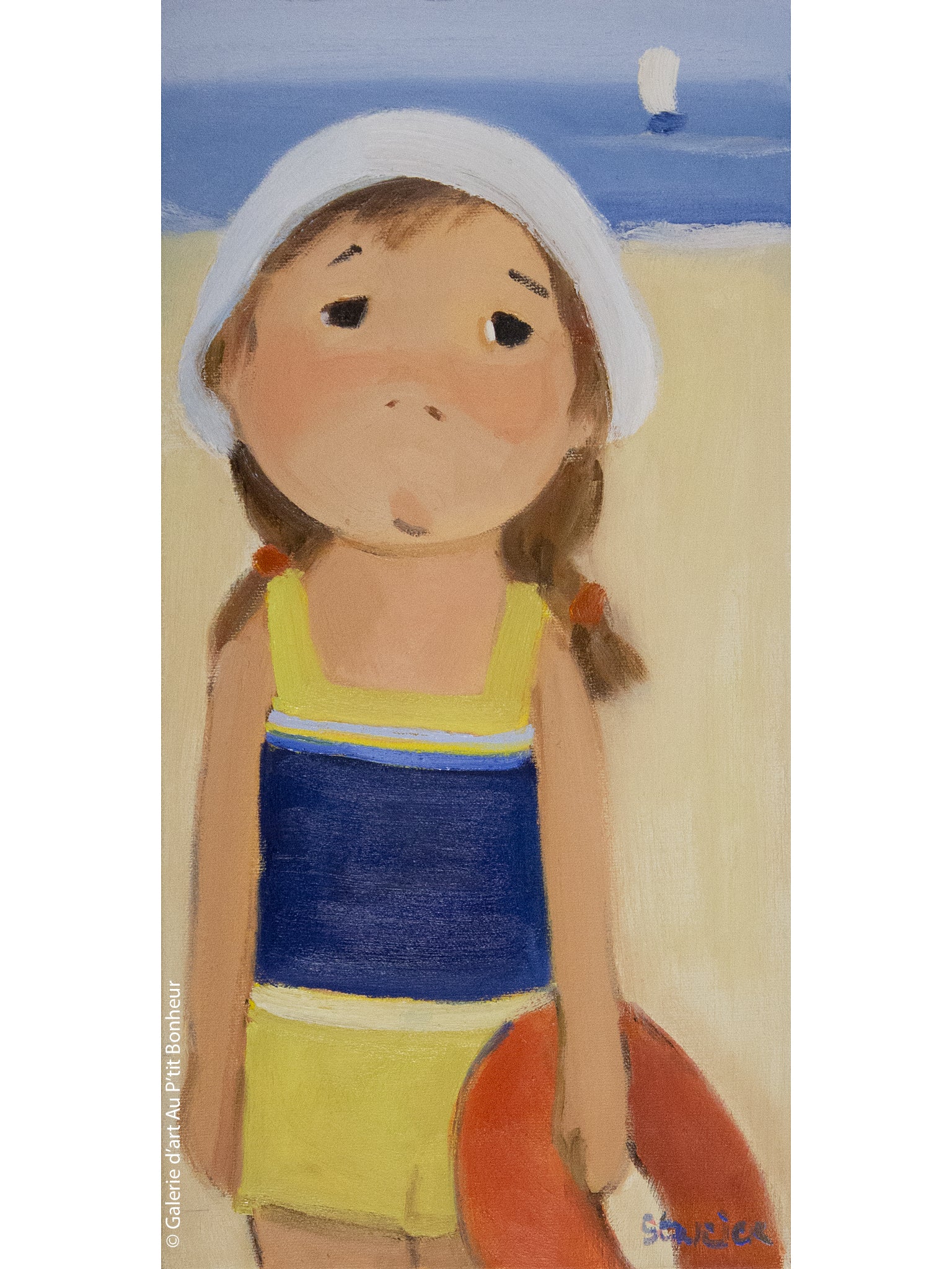 Guylène Saucier | La petite fille rousse et la mer