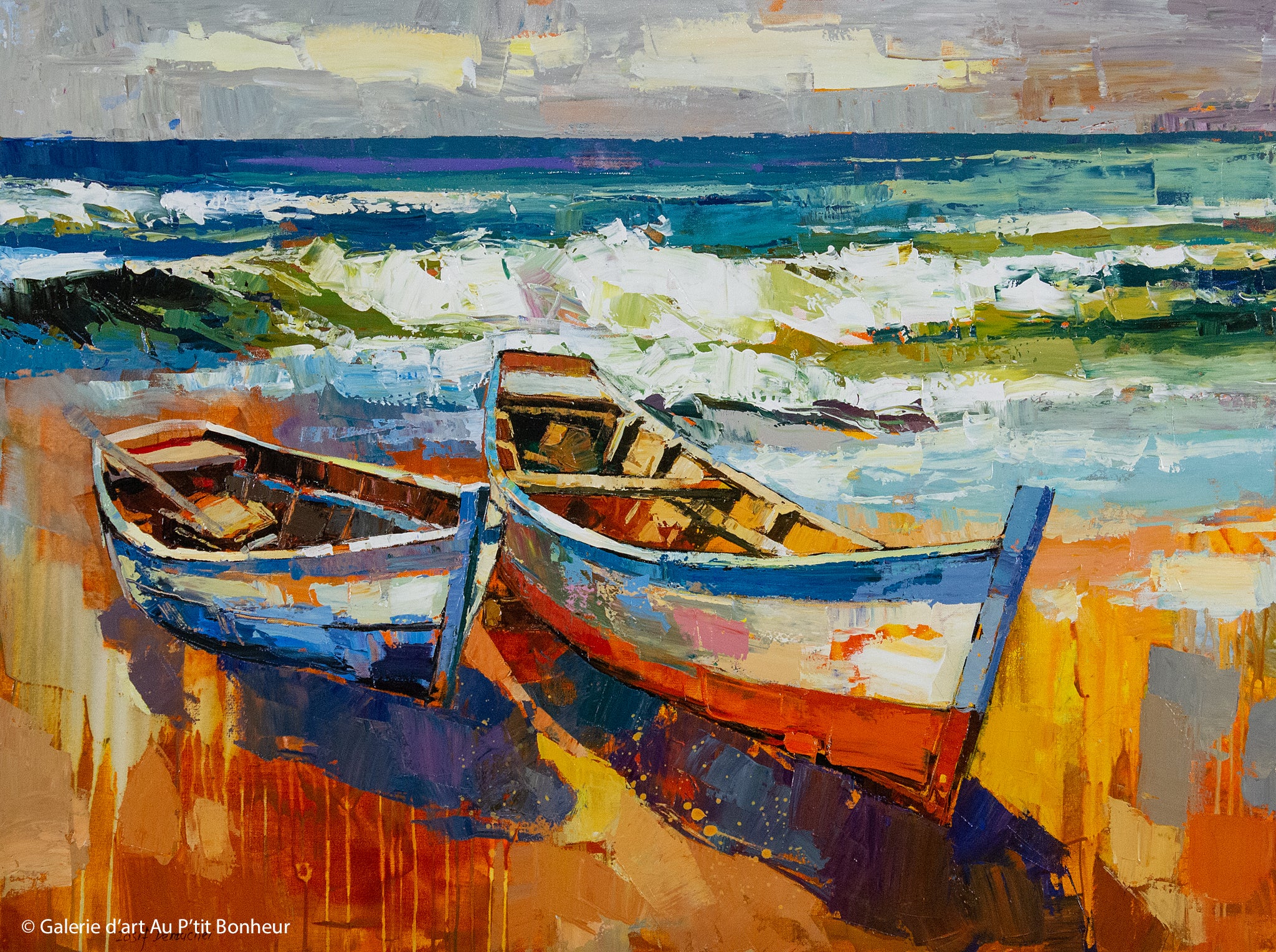 Iosif Derecichei | Boats on the Beach